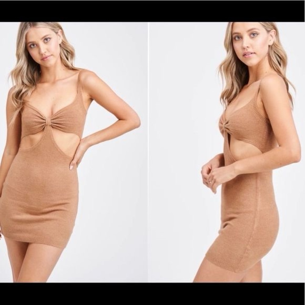 Emory Park Tan Mini Dress